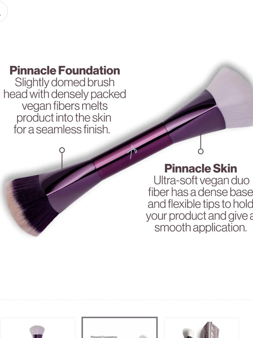 Anisa beauty Dual-Ended Pinnacle Brush